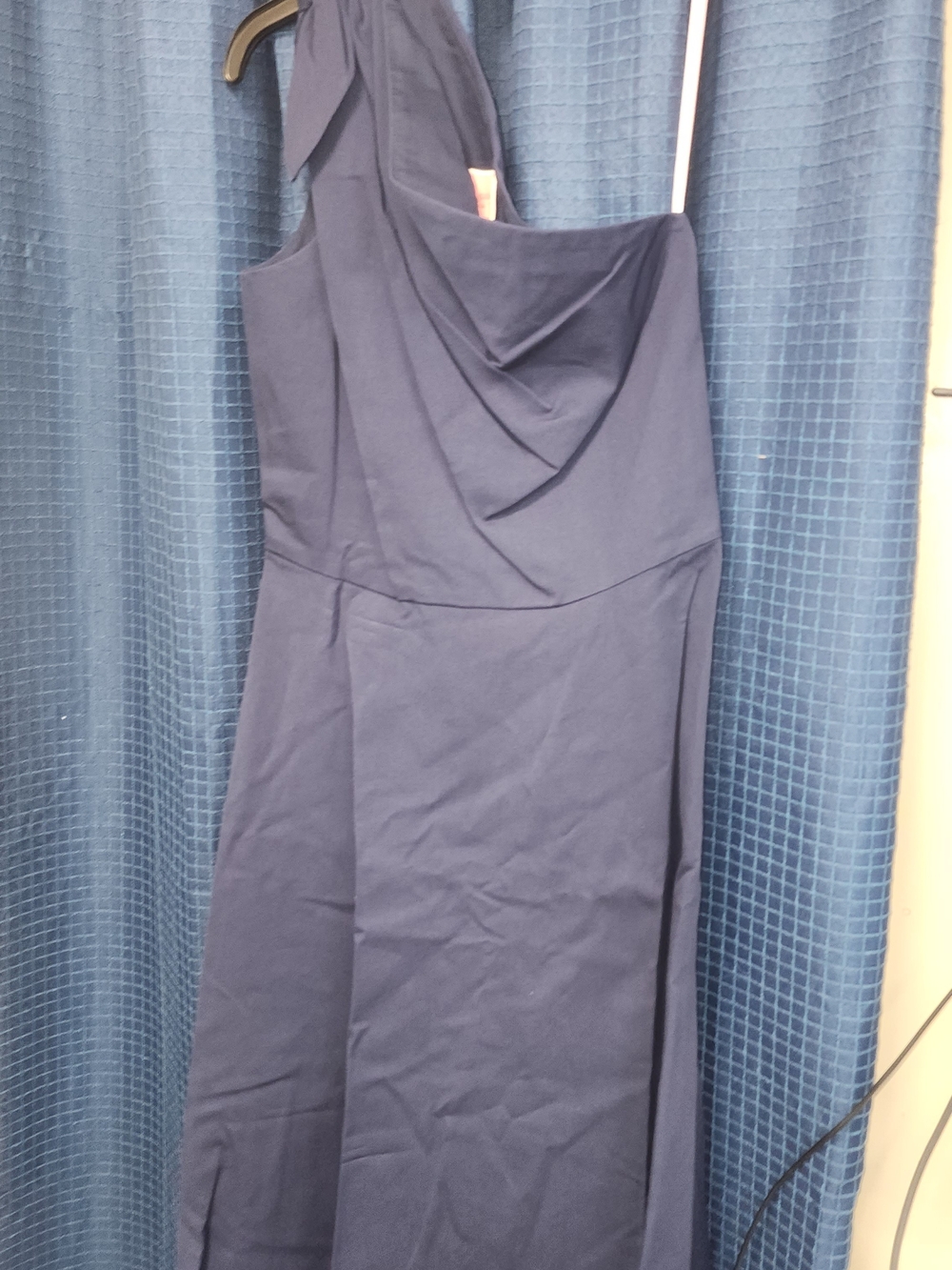 kate spade Navy One-Shoulder Evening Dress
